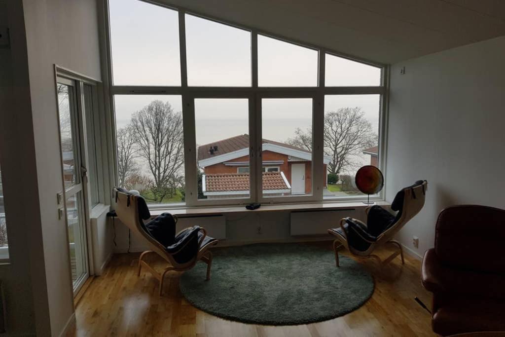 Modern Villa I Arild Med Spektakulaer Havsutsikt. المظهر الخارجي الصورة